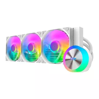 Water Cooler Aigo Darkflash DG360, ARGB, 360mm, Branco, DG-360-WH em Oferta na Shopee