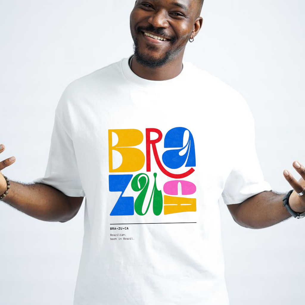 Camisa Camiseta Blusa Tshirt Brazuca Unissex Copa 100% Algodão