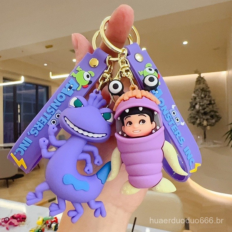 Chaveiro Monstros S.A. – Randall o camaleão, Mike Wazowski e Sulley ...