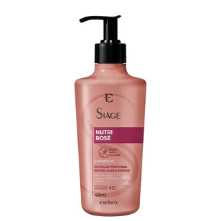 Eudora Shampoo Siàge Nutri Rose 400ml em Oferta na Shopee
