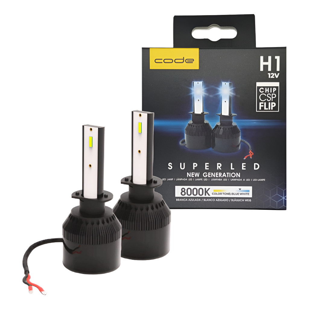 PAR LÂMPADA SUPER LED H1 8000K 12V AUTOMOTIVA PAR 02PÇS | Shopee