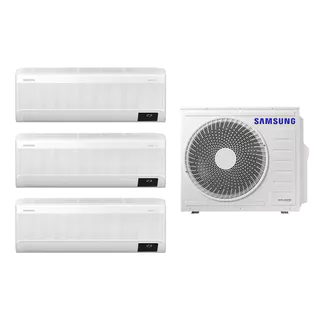 Tri-Split Samsung WindFree 24.000 BTUs (Hi Wall 9.000 + 2x12.000) Quente/Frio com WiFi 220V em Oferta na Shopee