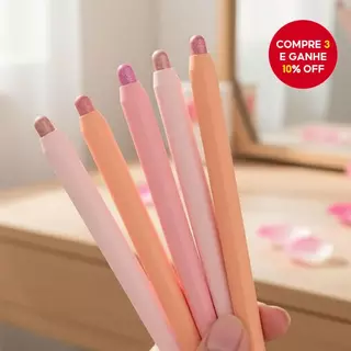 Pearl Effect Stick Shadow, à prova d'água, lápis brilhante, delineador sedoso e brilhante. em Oferta na Shopee