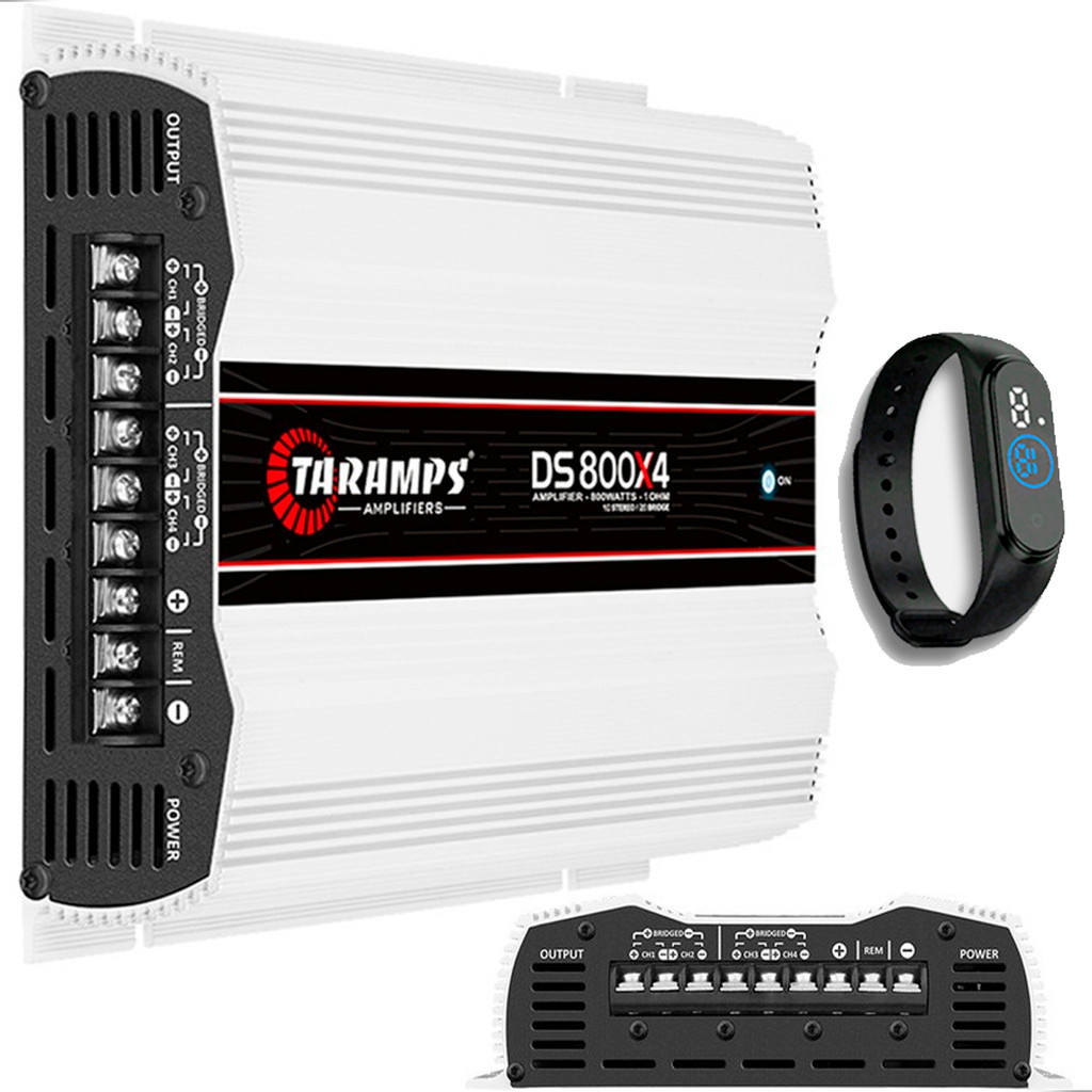 TRAMPS DS 800X4 アンプ 800W 4チャンネル Amplificador Taramps DS 800x4 1 Ohm 800W RMS 4 Canais Digital