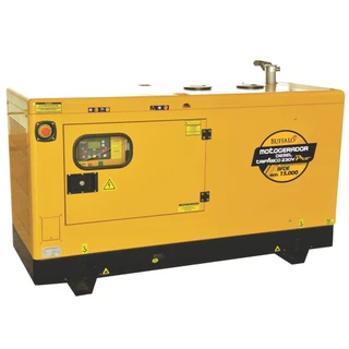 Gerador de energia 15 Kva a diesel cabinado com painel ATS trifásico 220V - BFDE 15.000