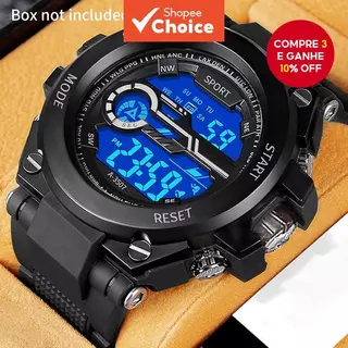 Relógio Multifuncional com Cronômetro e Alarme para Crianças e Meninos em Oferta na Shopee