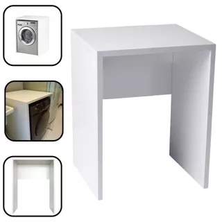 Nicho Aparador Para Lava e Seca II 87x66x64cm Branco em Oferta na Shopee