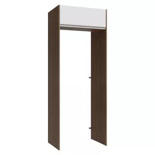 Porta-Geladeira 83 cm 1 Porta Basculante Rustic/Branco Glamy Madesa em Oferta na Shopee