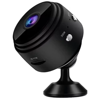 Câmera Espiã Wi-fi A9 Hd 1080p Com Microfone E Detecção De Movimento Preto em Oferta na Shopee