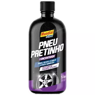 Limpa pneus automotivo pretinho 500 ml - LI04000032 - Mundial Prime em Oferta na Shopee