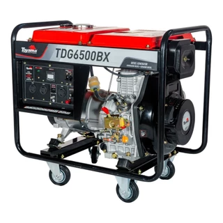 Gerador de energia 5,5 kva a diesel bivolt partida manual - TDG6500BX - Toyama em Oferta na Shopee