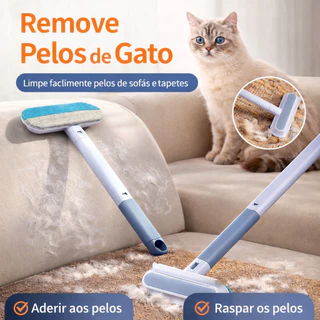 Kit 2 Escova Removedora de Pelos 4 em 1 Reutilizável – Limpeza Eficiente para Sofá/ Roupas/ Tapetes/ Cortinas e Vidros em Oferta na Shopee