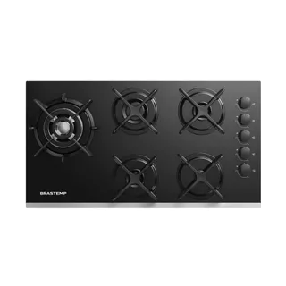 Cooktop 5 Bocas Brastemp Eclipse Collection com Quadrichama - BDD86AP em Oferta na Shopee
