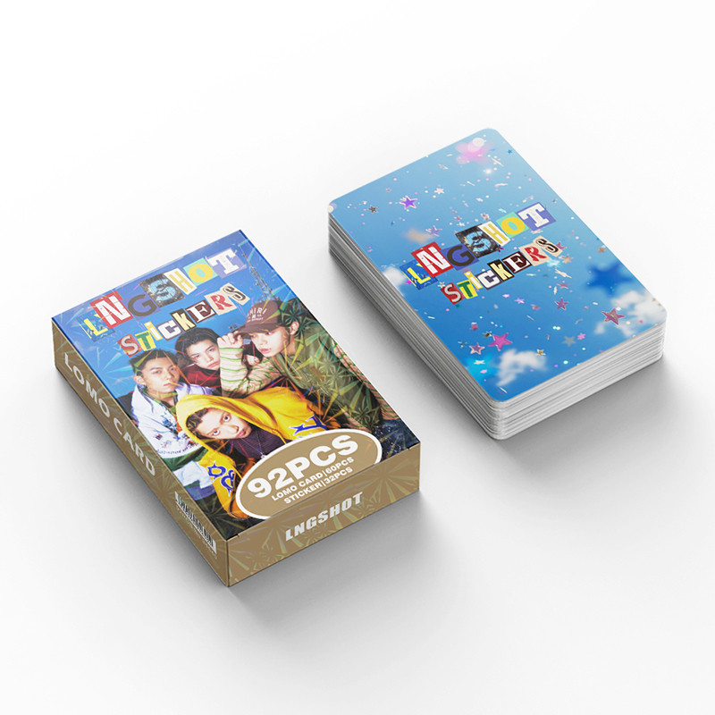 92 Unidades/Caixa LNGSHOT Photocards SHOT CALLERS KPOP LOMO Cartão