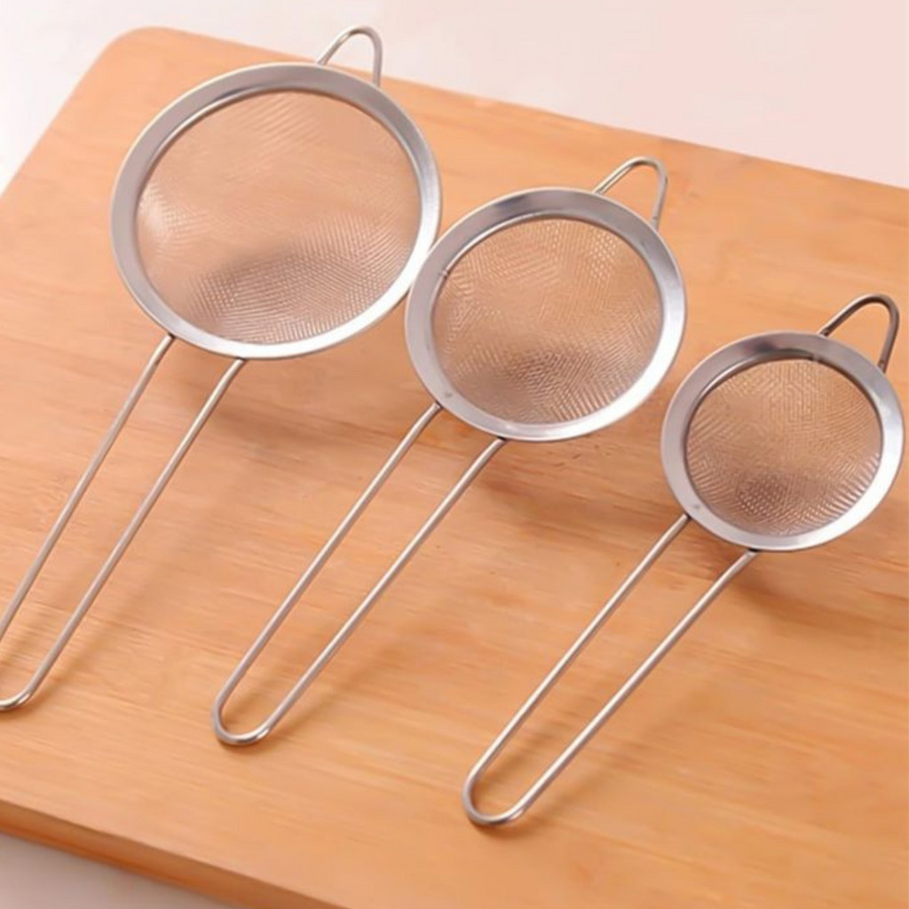 Peneira Coador Em Aço Inox Para Cozinha
