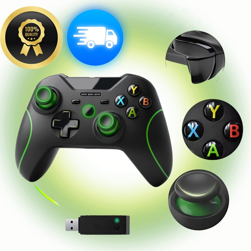 Controle Compativel Xbox One Series S X Sem Fio PC Gamer Manete Joystick Controller Alta Precisão