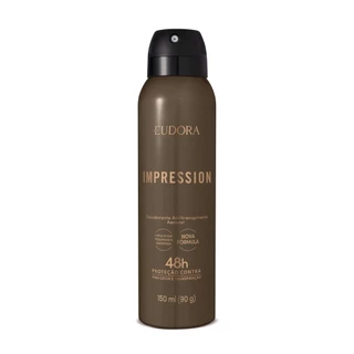 Eudora Desodorante Antitranspirante Aerossol Impression 150ml em Oferta na Shopee
