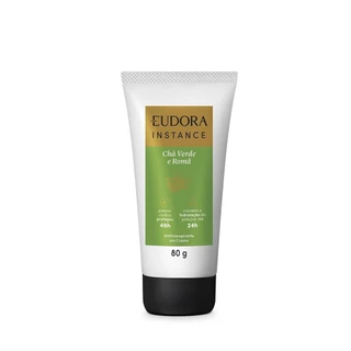 Eudora Instance Antitranspirante Creme Chá Verde e Romã 80g em Oferta na Shopee