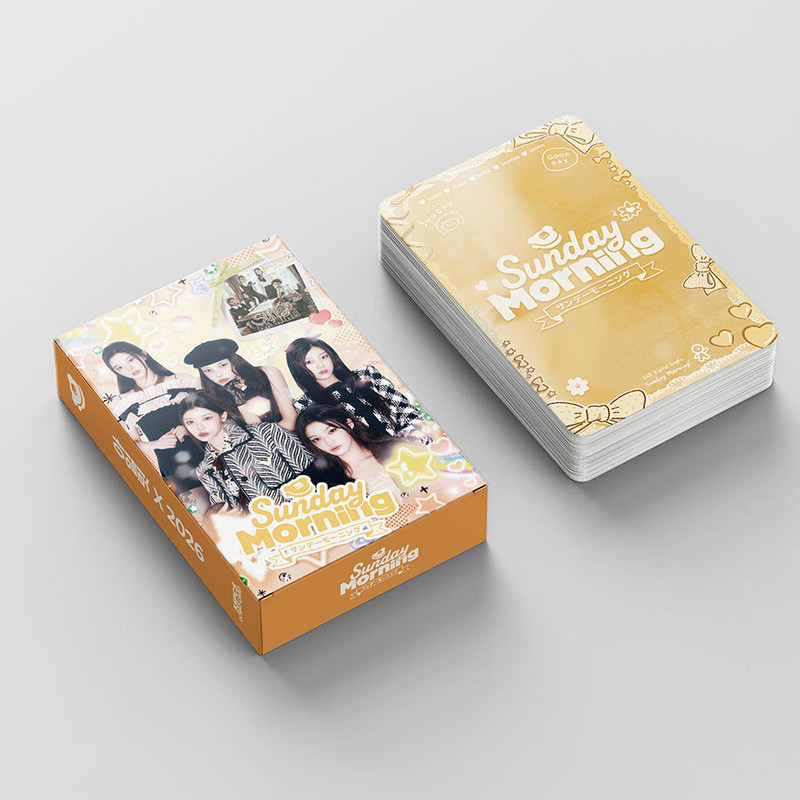 55pcs/box ILLIT Photocards Sunday Morning Álbum KPOP LOMO Cartão