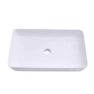 Cuba de Apoio Sem Válvula para Banheiro Retangular Louça Cerâmica Roselita Pingoo.casa - Branco em Oferta na Shopee