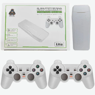Videogame Stick 10mil 2 Controles Sem Fio Console  Portatil Jogos Retro Antigo em Oferta na Shopee