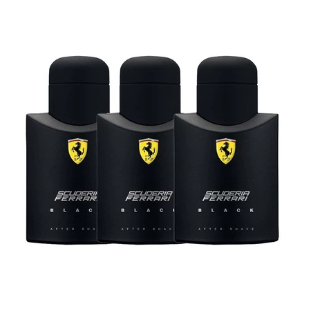 Kit 3/2/1 Perfume Masculino Importado Ferrari Black De Alta Fixação - Envio Imediato