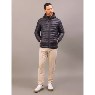 Jaqueta Masculina Calvin Klein Jeans Matelassê Com Capuz - Marinho em Oferta na Shopee