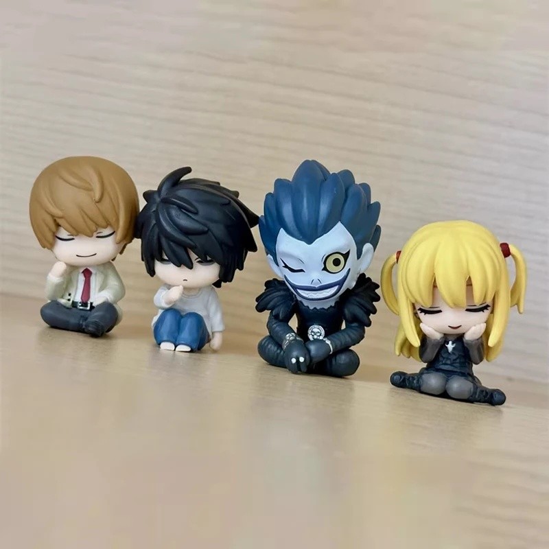 4 Pçs/set Death Note L Lawliet Anime Figura Yagami Light Action