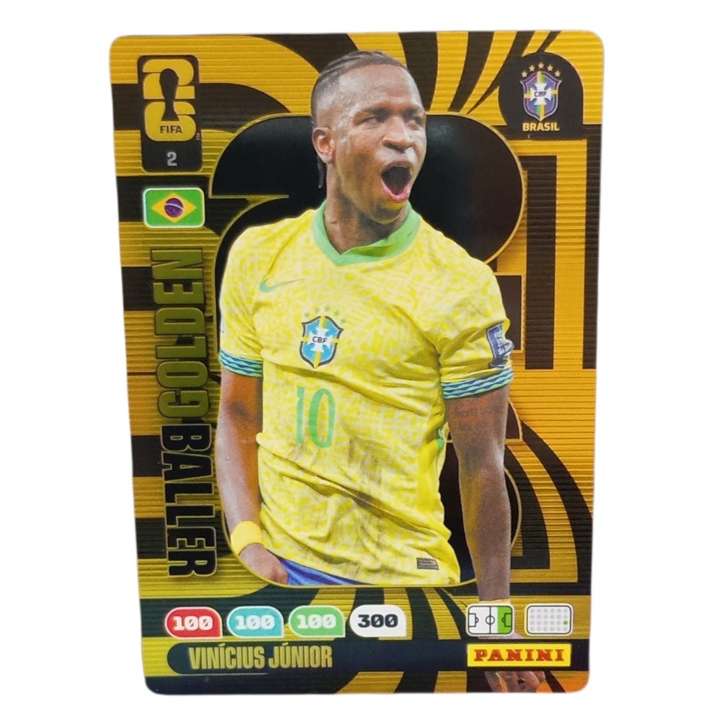 Vinicius jr ヴィニシウス Panini gold standard Card Golden Baller Copa do Mundo 2026 Vinicius Júnior - Panini