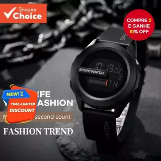 Relógio Digital Externo Masculino Robusto : Brilha No Escuro E À Prova D'água Para Vidas Ativas Relógio Digital Externo Masculino Robusto : Brilha No Escuro E À Prova D'água Para Vidas Ativas