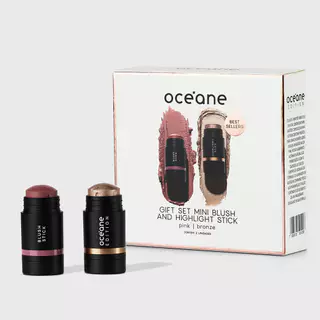 Kit Presente Minis Edition -Blush + Iluminador em Bastão 6g (2 Produtos) em Oferta na Shopee