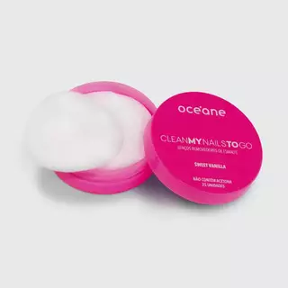 Lenço Removedor de Esmalte - Clean My Nails To Go 25un. em Oferta na Shopee