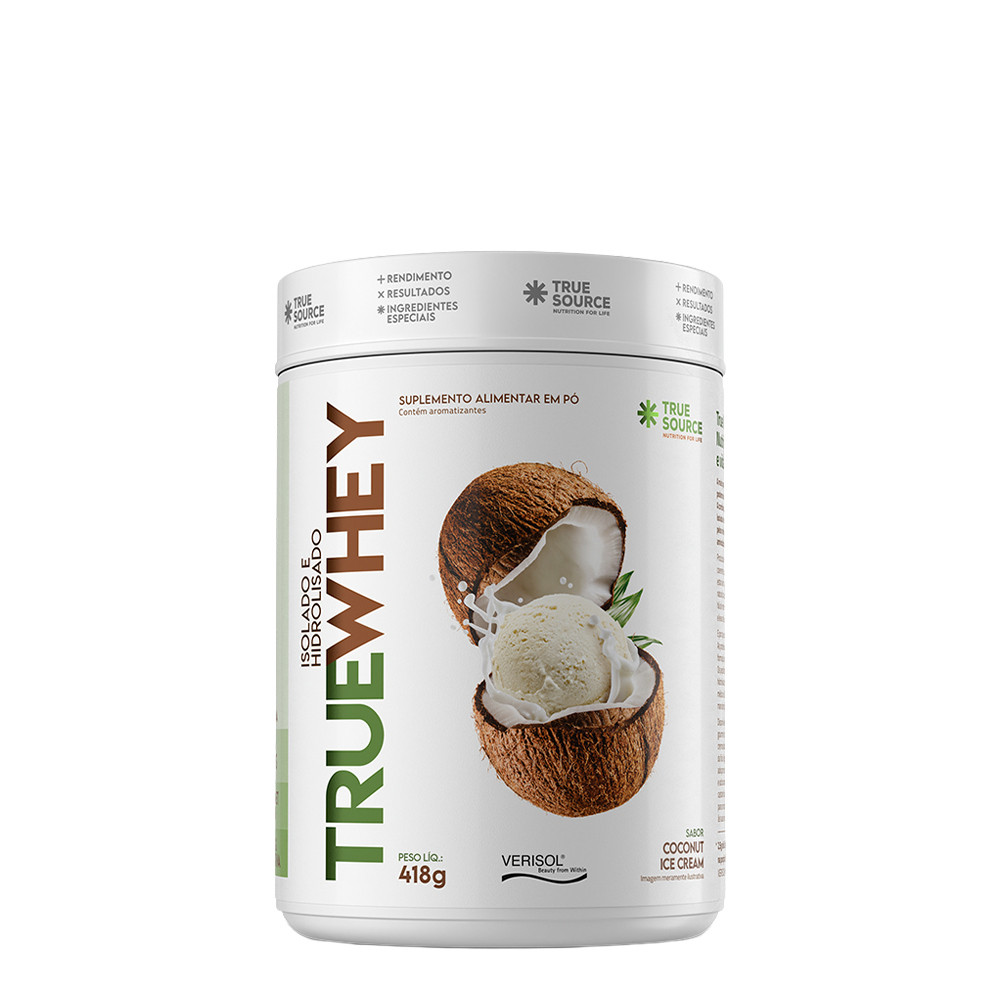 True Whey Protein True Source 418g Coconut ice cream | Shopee Brasil