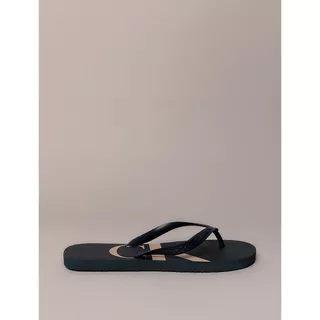 Chinelo Masculino Calvin Klein Jeans Com Logo - Marinho em Oferta na Shopee