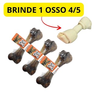 Kit 3 Petisco Osso Fêmur Suíno Desidratado Natural Pet Cão Para Cachorro + Brinde 1 osso 4/5 em Oferta na Shopee