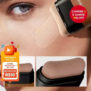 Bastão de base dupla face com cabeçote de pincel. É um creme de base hidratante, leve e translúcido. em Oferta na Shopee