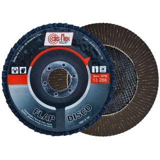 Disco de lixa flap-disc cônico 7" grão 80 - 09.032 - Disflex em Oferta na Shopee