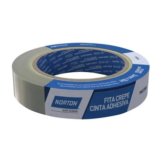 Fita crepe adesiva 24 mm x 50 metros - Norton em Oferta na Shopee