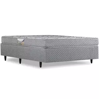Cama Box Casal Herval Ortopedic, Espuma Alto Suporte, 56x138x188 cm em Oferta na Shopee