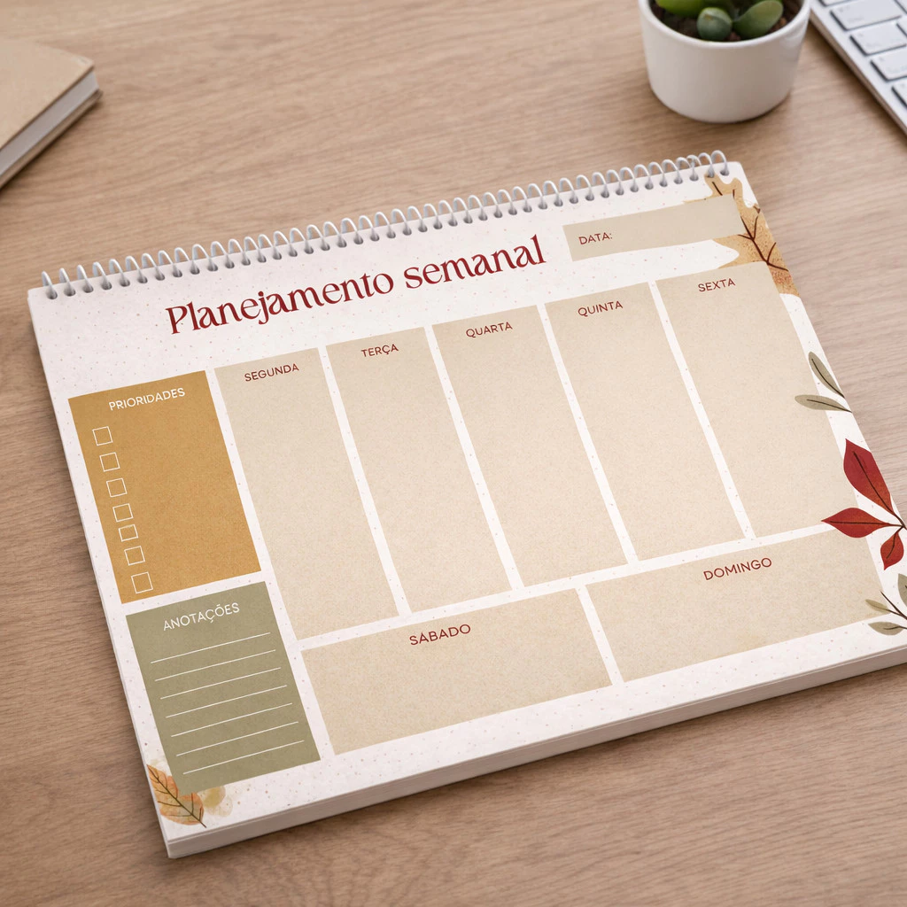 Planner Semanal Espiral