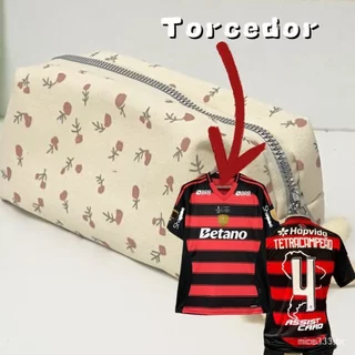 Estojo de Lápis com Padrão Floral Estilo Ins Cor Creme Grande Capacidade Armazenamento Criativo para Estudantes P4IH TAY