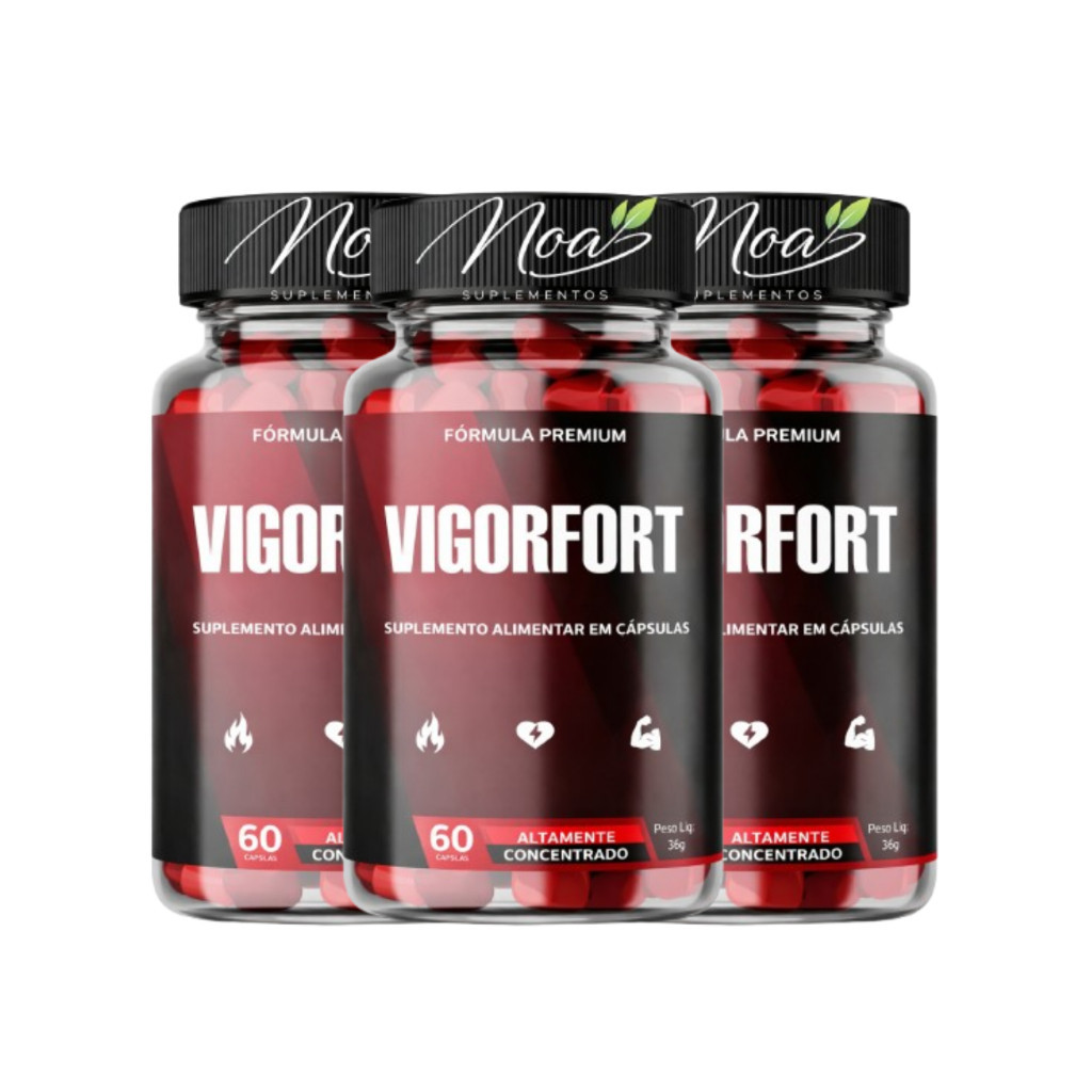 Vigorfort Premium 60 caps Suplemento Uso diário Masculino Vigor Forte ...