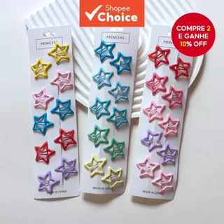 Grampos De Cabelo Y2K Star Girl : Presilhas Duráveis Metal Coloridas Para Uso Diário E Festas em Oferta na Shopee