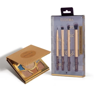 Combo Glam: Paleta Royale 7g + Kit Pincéis Olhos em Oferta na Shopee