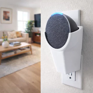 Suporte Alexa Echo POP Amazon de Tomada saida de Luz