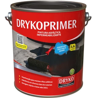 Impermeabilizante asfáltico 3,6L - DRYKOPRIMER ECO - Dryko em Oferta na Shopee
