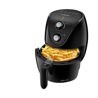 Fritadeira Elétrica Sem Óleo Air Fryer Mondial AF35-BF MK NE 1500W 3,5 Litros em Oferta na Shopee