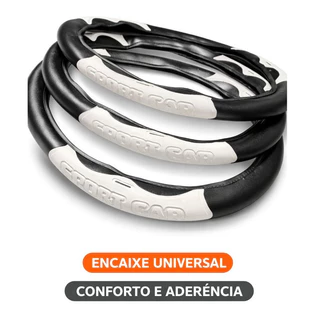 Capa Volante Universal Tunning Branca Estilo Esportivo