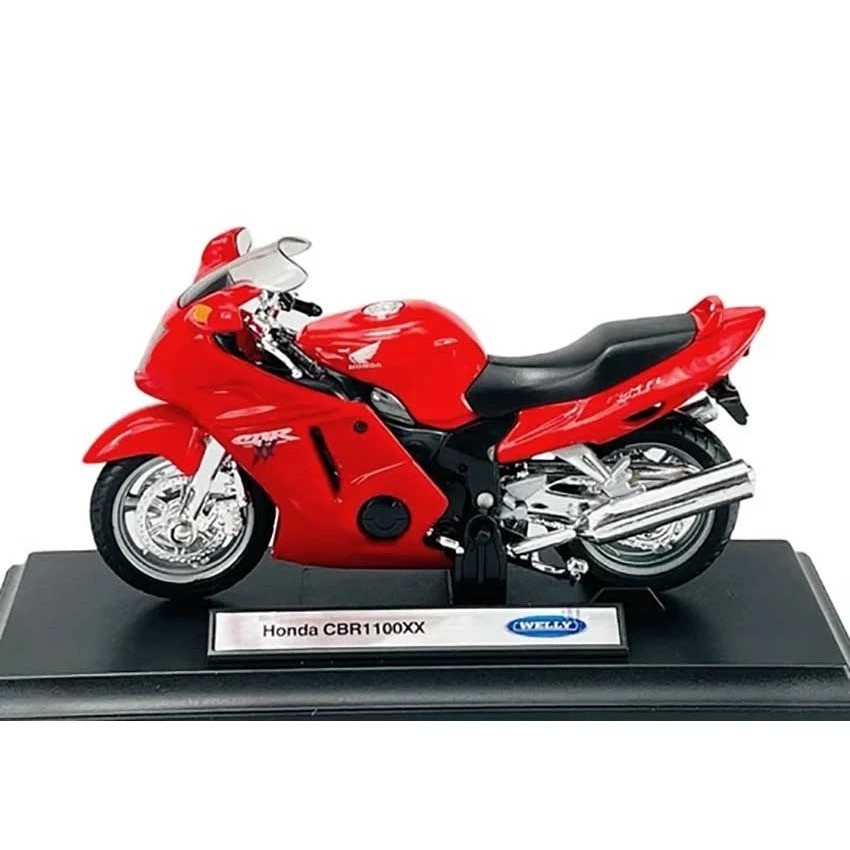 Miniatura Moto Honda CBR 1100XX Vermelha Welly 1:18 | Shopee Brasil