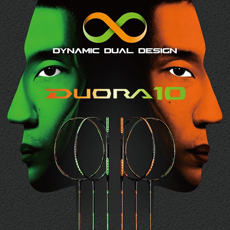 Yonex Duora 10 Double-Blade 10 Raquete De Badminton Única De